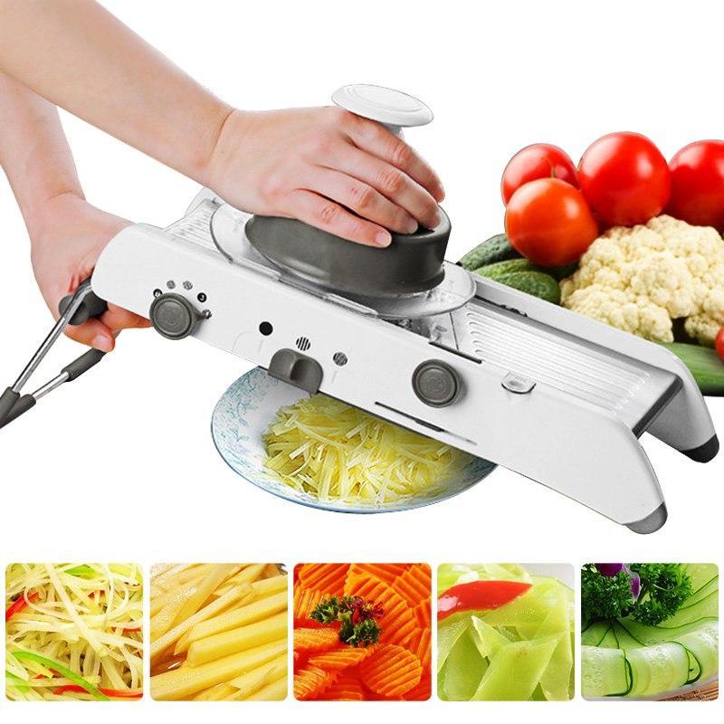 Ustensile de cuisine Mandoline réglable Professionnel - Machine à raper -  mandoline pour couper vos aliments, fruits et légumes - Cdiscount Maison